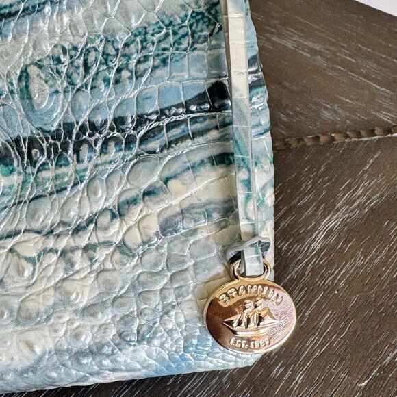 Brahmin Anytime Mini Satchel Serendipy Leather Shoulder Evening Bag - Picture 2 of 3